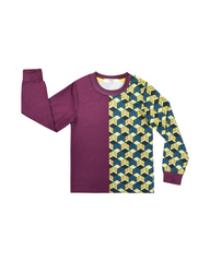 Colorful Matching Kids Pajama Set - Cotton Sleepwear
