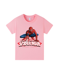 Marvel Spider-Man Graphic Print Kids Crewneck Cotton T-Shirt