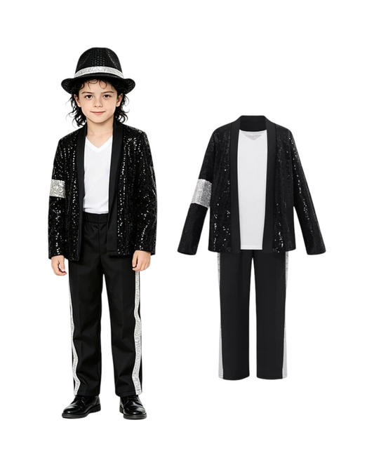 Deluxe Michael Jackson Dance Outfit Set for Kids and Adults