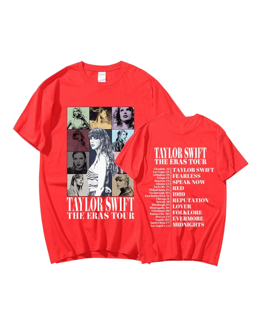 Oversized Women's Taylor Swift Eras Tour T-Shirt