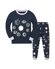 Soft Cotton Toddler and Boys Cute Cartoon Print Pajama Set