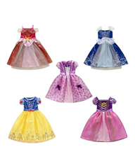 Princess Costume Party Dress with Tulle and Ruffles