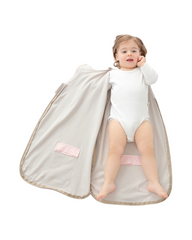 Elegantly Soft Cotton Baby Sleeping Bag – Ultimate Comfort Wearable Swaddle Blanket
