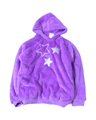 Girls Teddy Fleece Full Zip Hoodie