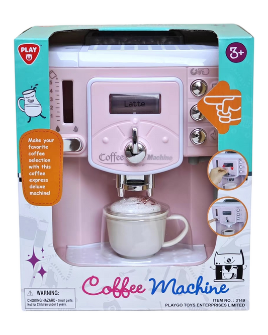 Children's Pink Toy Coffee Machine