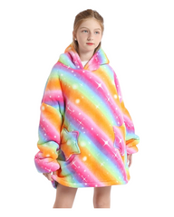 Fluffy Space Patterned Oodie