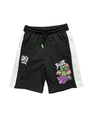 Kids Minecraft Creeper Printed Shorts