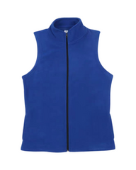 Lightweight Fleece Vest with Pockets – Full-Zip Outerwear