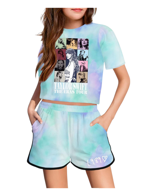 Taylor Swift Eras Tour Women's T-Shirt and Shorts Outfit Set