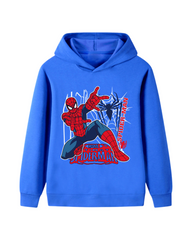 Oversized Relaxed Spiderman Print Hoodie