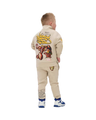 2-Piece Kids Hoodie and Jogger Pants Set – Boys Casual Cartoon Tracksuit