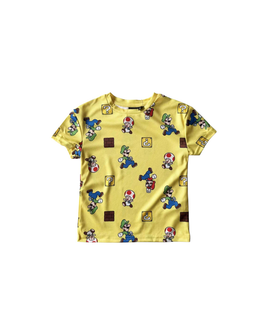 Yellow Mario Kart Tee