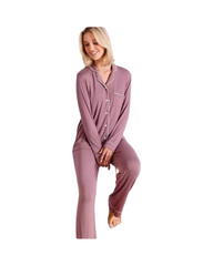 Long Sleeve 2-Piece Pajama Set for Women – Soft Button-Down Sleepwear