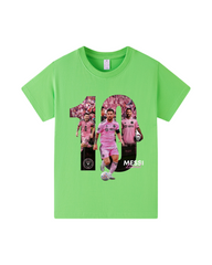 100% Cotton Messi #10 Graphic T-Shirt for Kids