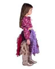 Asymmetric Tulle Skirt