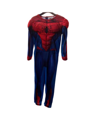 Superhero Cosplay Costume Jumpsuit with Character Print for Boys – Spider-Man & Superman Kids Dress Up Outfits
