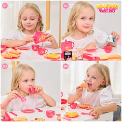 Pretend Food and Tableware Play Set