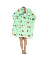 Wearable Blanket Hoodie Cozy Wearable Blanket with Pocket