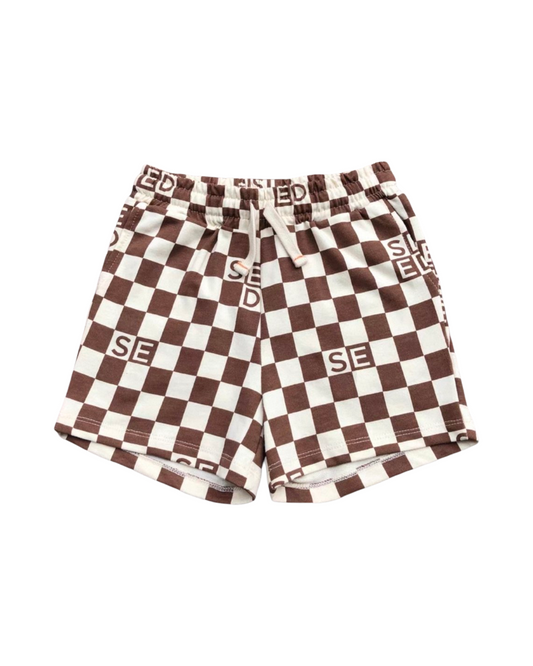 Checkered Shorts – Soft Cotton Kids Lounge & Playwear Bottoms