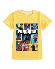 Graphic Colourful T-Shirt with Fortnite Design