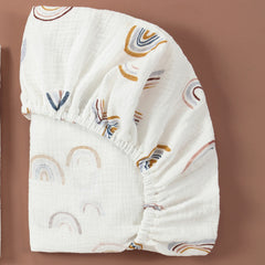 Cotton Patterned Baby Bassinet Sheets