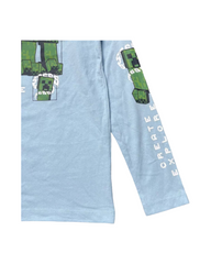 Boys Minecraft Print Long Sleeve T-shirt