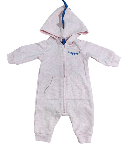 Soft Fleece-Lined Infant Jumpsuit – Comfortable Long-Sleeve Baby Playwear Onesie