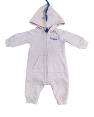 Soft Fleece-Lined Infant Jumpsuit – Comfortable Long-Sleeve Baby Playwear Onesie