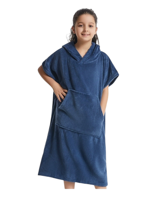 Kids Hooded Fluffy Beach Towel
