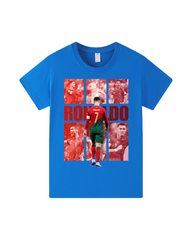 Cristiano Ronaldo Graphic Kids 100% Cotton Short Sleeve T-Shirt