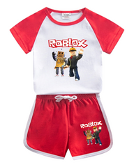 Girls' T-Shirt and Shorts Roblox Pyjama Set