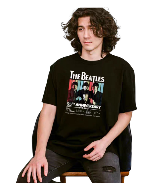 The Beatles 65th Anniversary Graphic T-Shirt