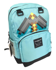 School Backpack with Minecraft Design