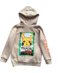 2-Piece Kids Hoodie and Jogger Pants Set – Boys Casual Cartoon Tracksuit