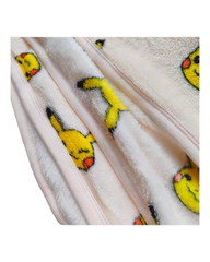 Ultra-Soft Pikachu Printed Fleece Kids Blanket