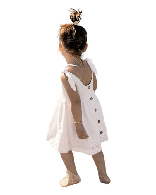 Back Button-Up Dress