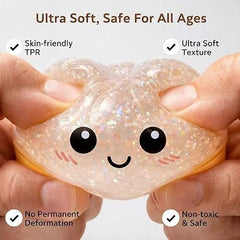 Glitter Dumpling Stress Relief Toy – Cute Squishy Fidget