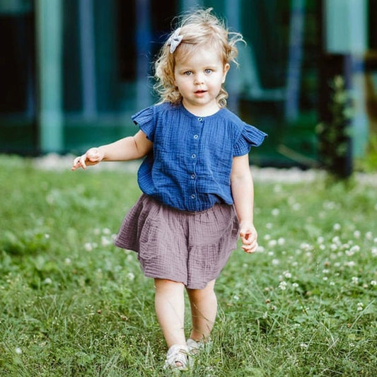 Light-Weight Textured Summer Shorts