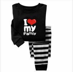 Cozy Long Sleeve Cotton Pajamas for Toddler and Kids Soft Two-Piece Sleepwear Set
