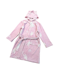 Pink Astronaut Outer Space Hooded Bathrobe for Girls