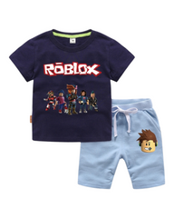 Boys’ T-Shirt and Shorts Roblox Outfit Set