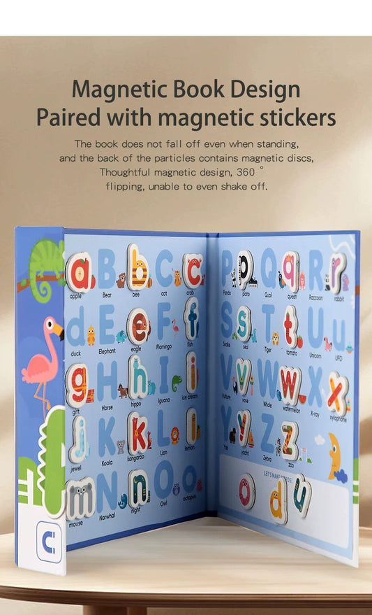 Magnetic Alphabet Letters Book