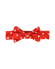Character Theme Blue and Red Party Dress for Girls Featuring Flutter Sleeves with Headband Set