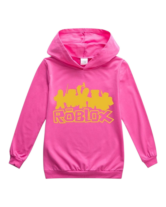 Girls' Hoodie with Roblox Print