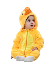 Cozy Fleece Animal Bodysuit Costume for Toddler or Kids Dress Up & Sleepwear