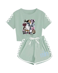 Taylor Swift Print Cotton Top with Short Set