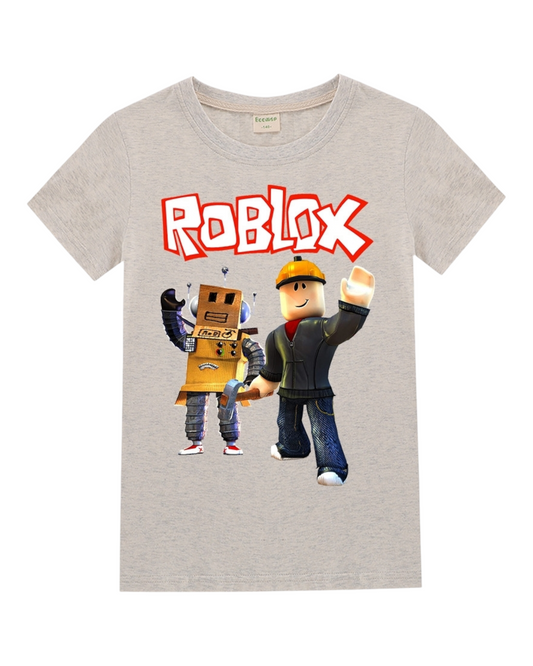 HERSE Boys' Roblox Cotton T-Shirt
