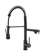 Dual-Mode Pull-Out Kitchen Sink Faucet – Modern Stainless Steel Single Handle Hot and Cold Mixer Tap