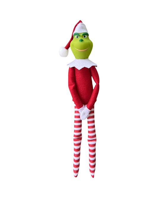 Grinch Elf On The Shelf Figurine