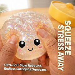 Glitter Dumpling Stress Relief Toy – Cute Squishy Fidget